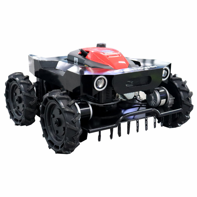 Remotely Operated Flexible Electric Lawn Mower
