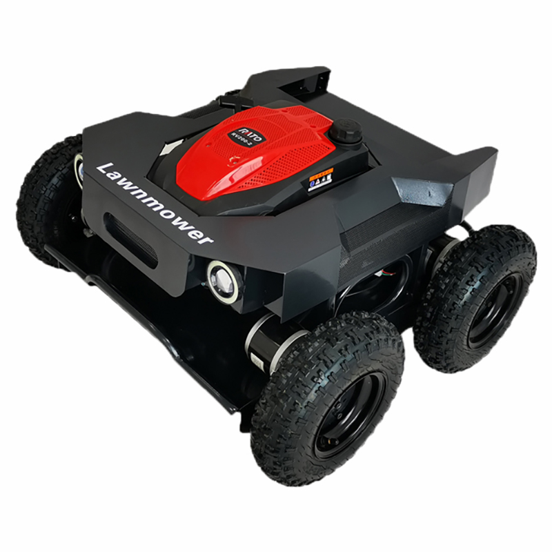 Remotely Operated Flexible Electric Lawn Mower