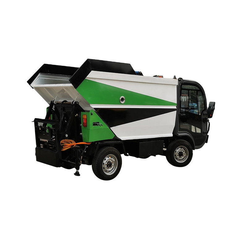 sell well electric four wheel drive large garbage truck