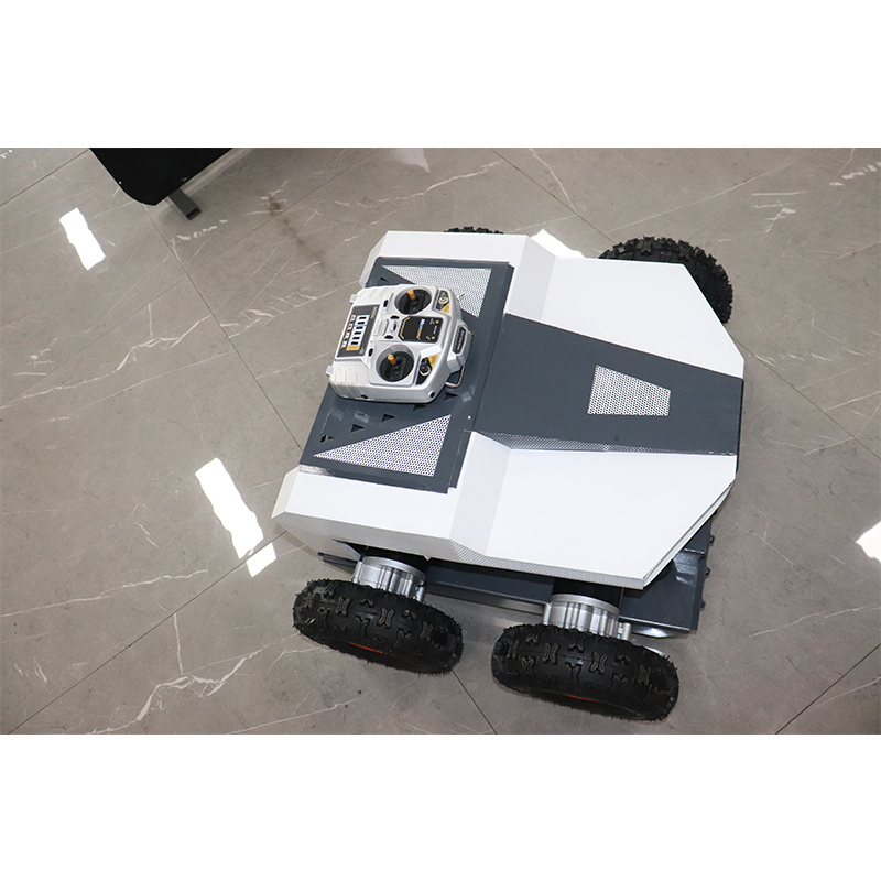 new design remote control rotary garden robot mower machine
