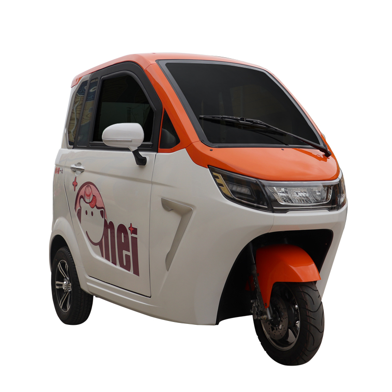 High-performance 3 Wheel Closed Electric Passenger Tricycle Car