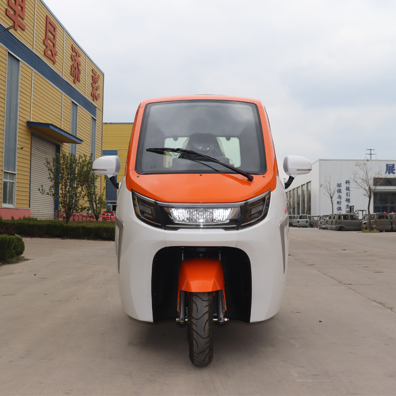 High-performance 3 Wheel Closed Electric Passenger Tricycle Car