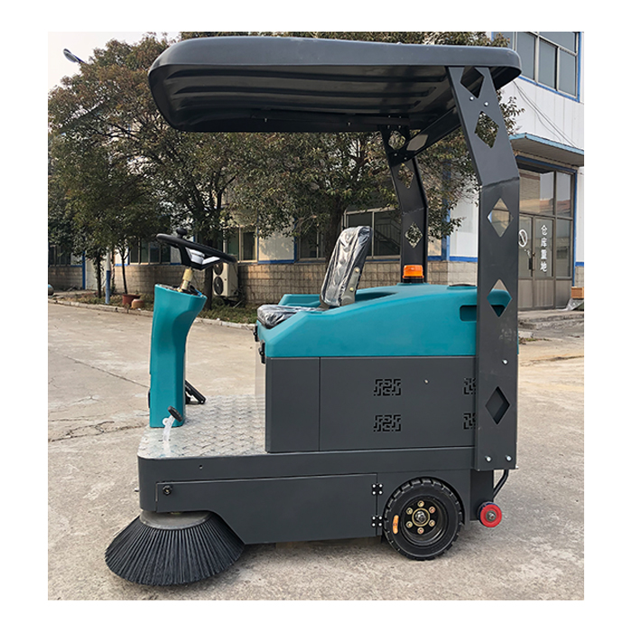 High quality cheap Electric Cleaning Car Sweeper Machine Ride On Road Sweeper Street Sweeper