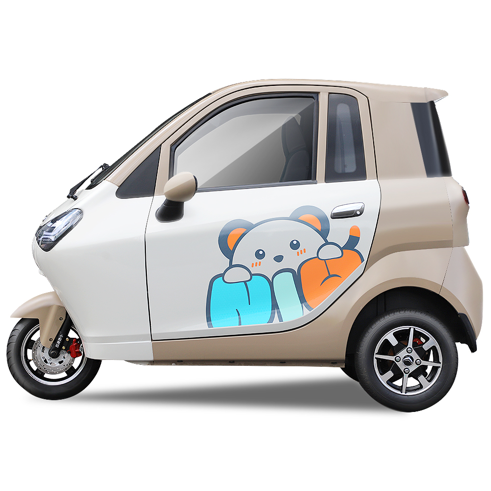 Keyu Fashion-Forward X3 45km/H 60V80AH 2500W Electric Cargo Tricycle Cabin